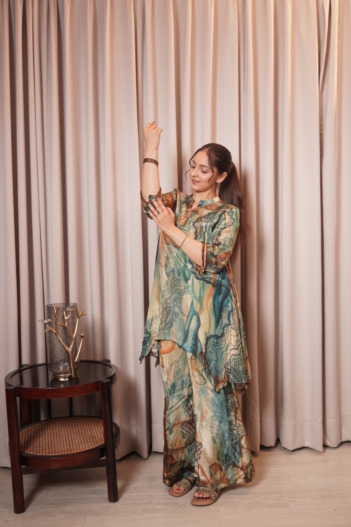 NOOR SET - TEAL OCHRE