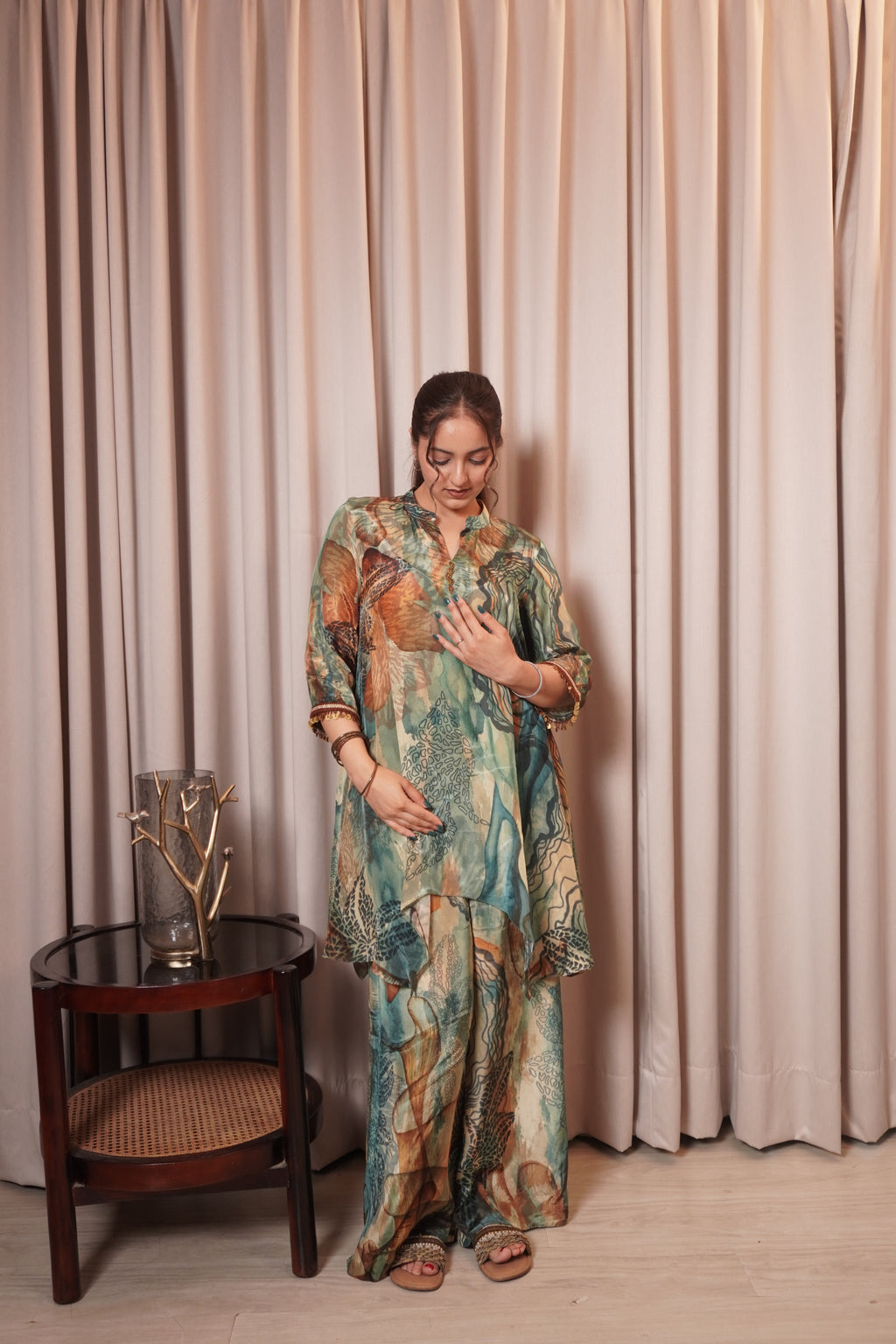 NOOR SET - TEAL OCHRE