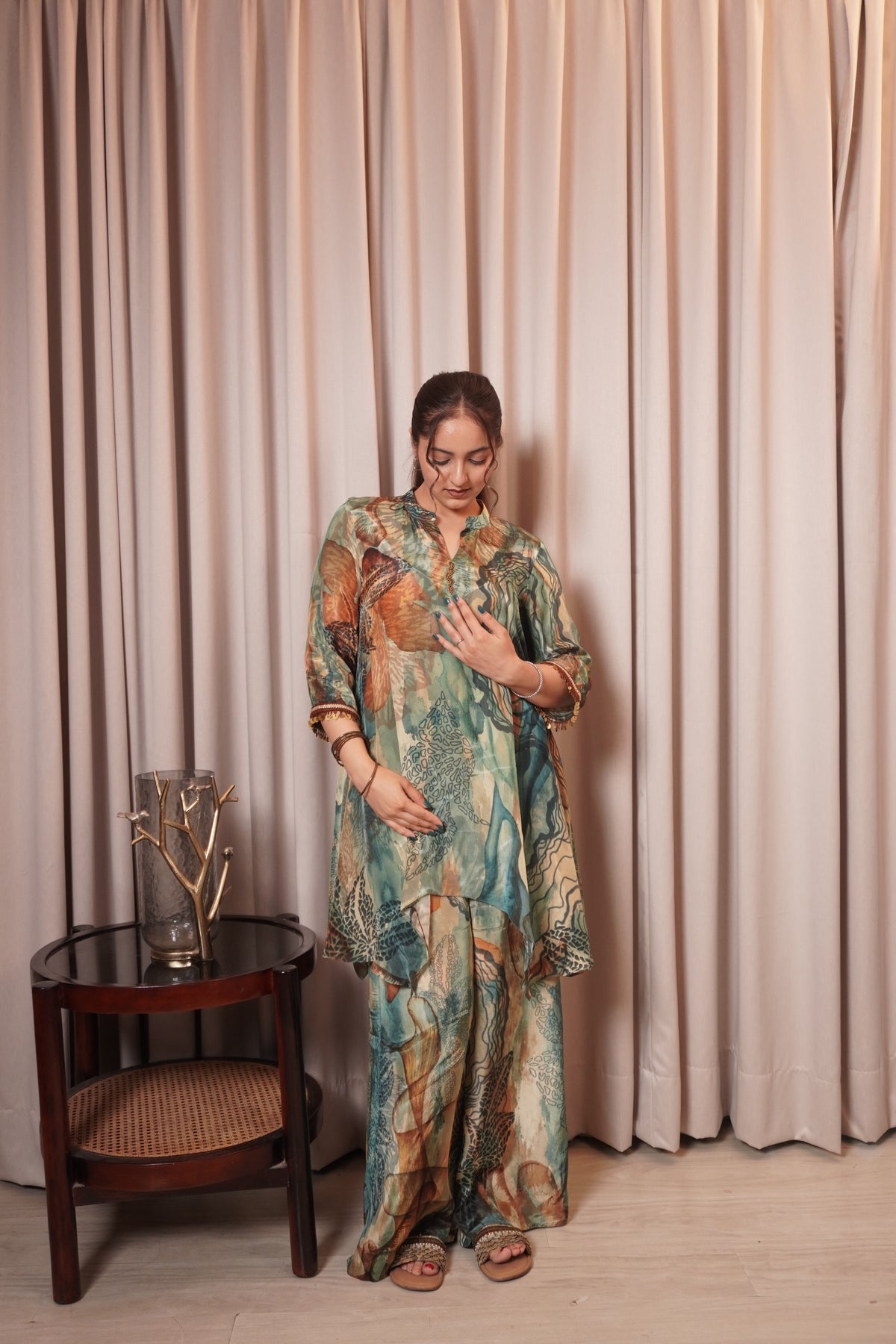 NOOR SET - TEAL OCHRE