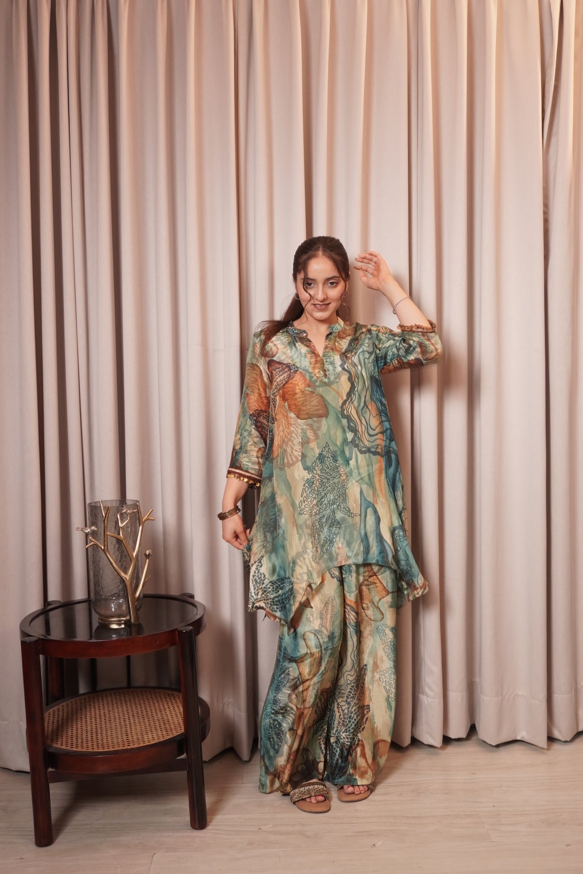 NOOR SET - TEAL OCHRE