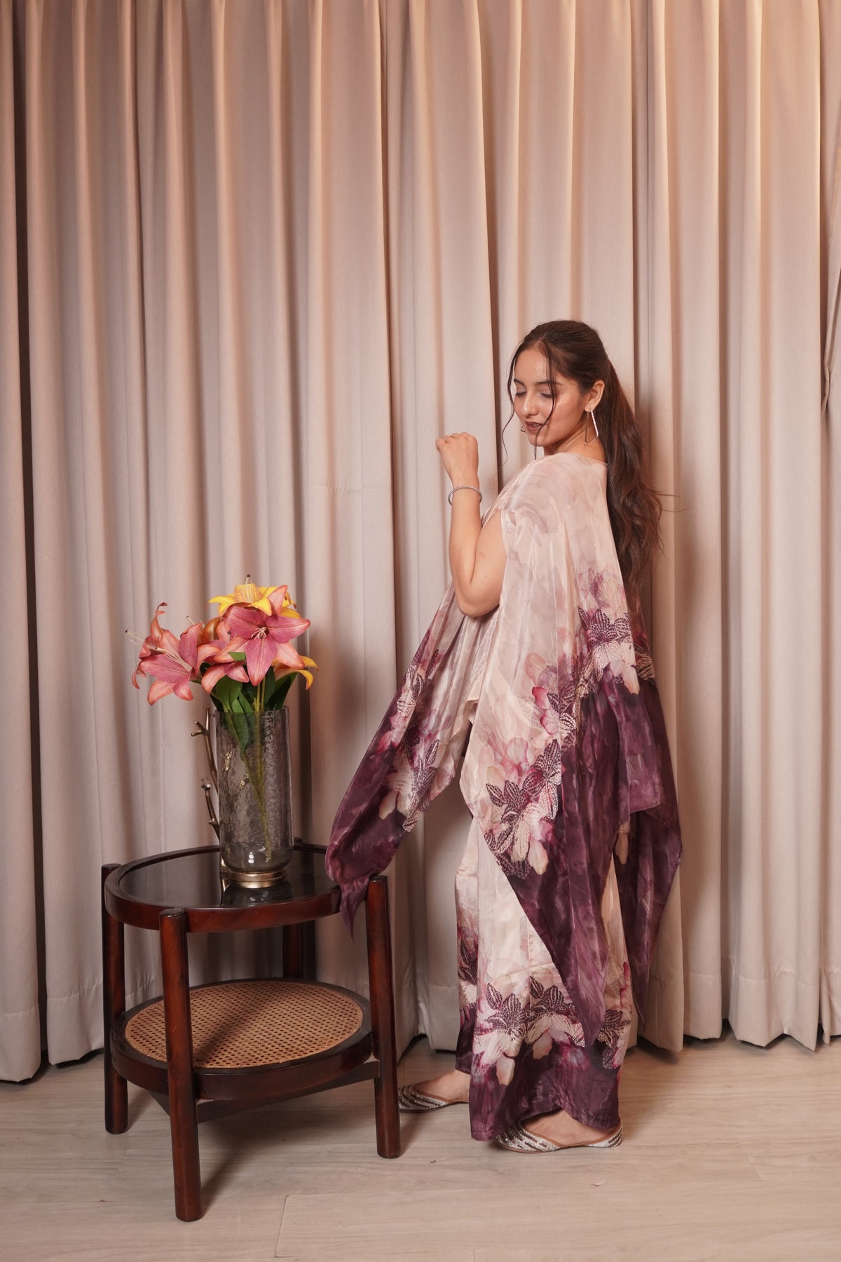 FIZA LEHER SET - PLUM