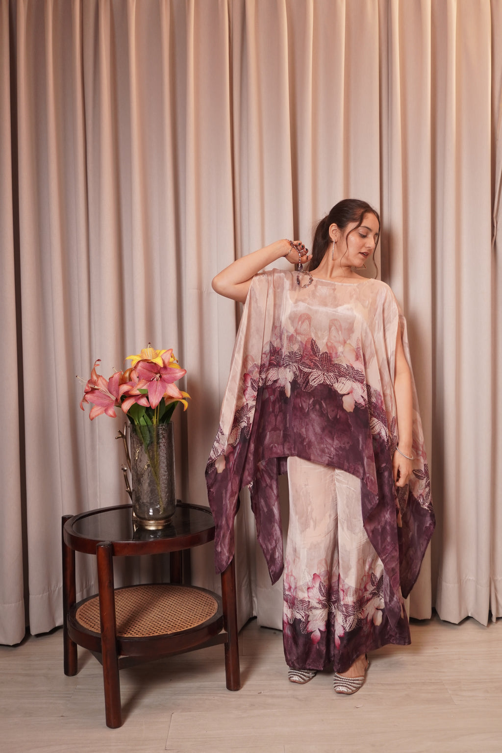 FIZA LEHER SET - PLUM