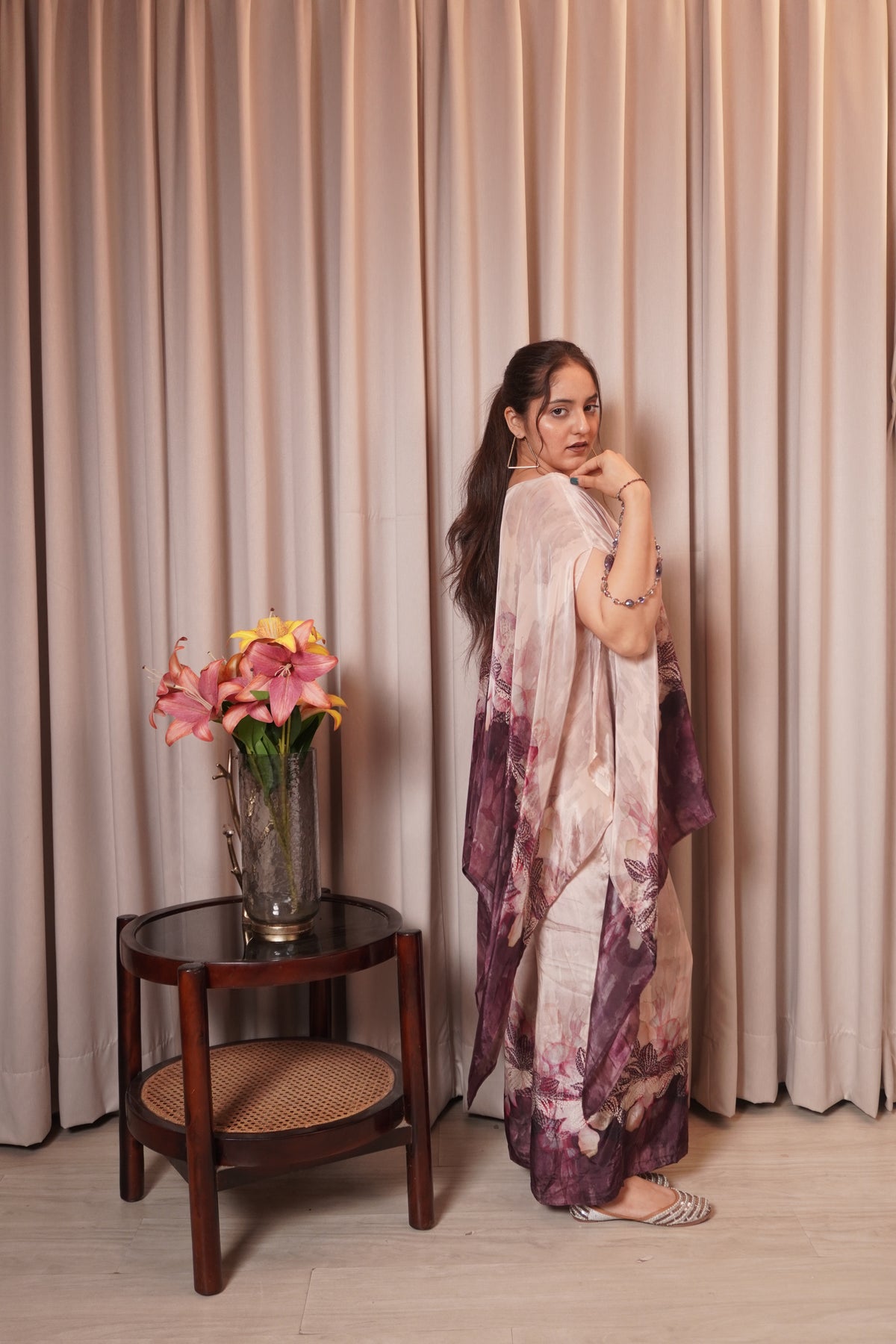 FIZA LEHER SET - PLUM
