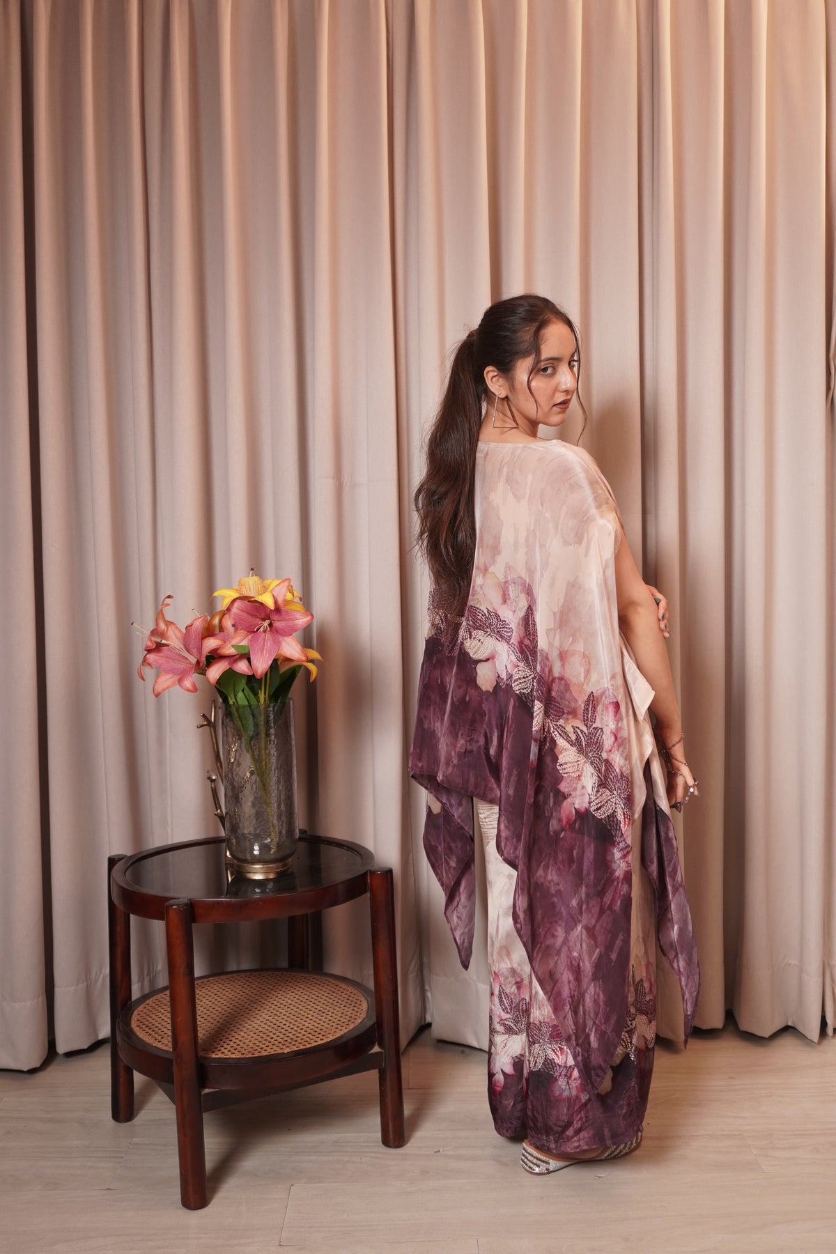 FIZA LEHER SET - PLUM
