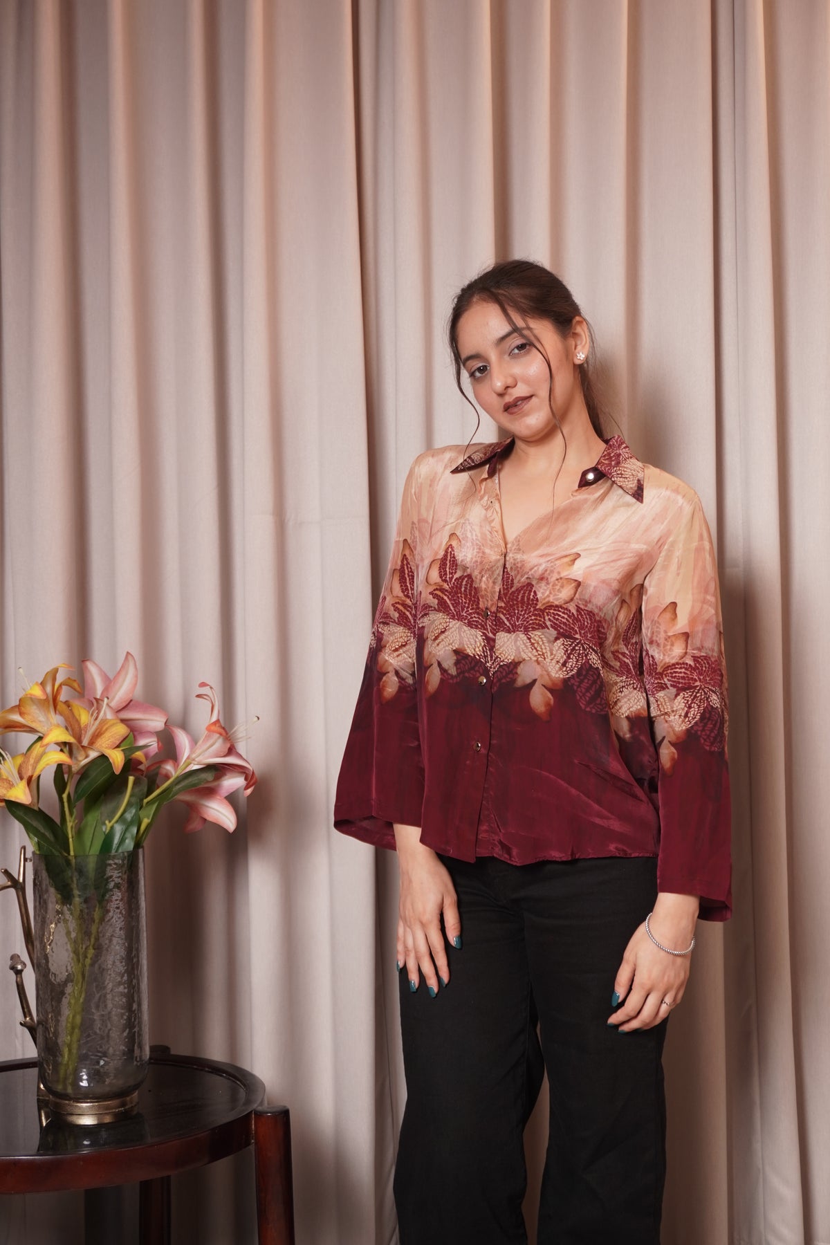 FIZA SHIRT - WINE