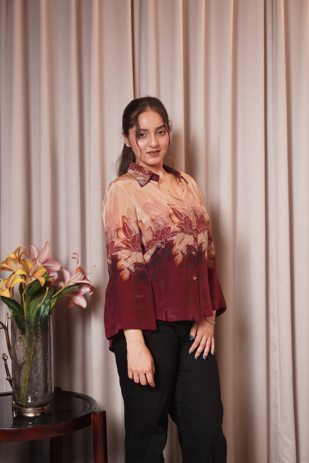 FIZA SHIRT - WINE