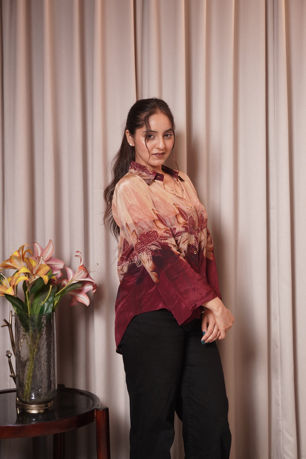 FIZA SHIRT - WINE