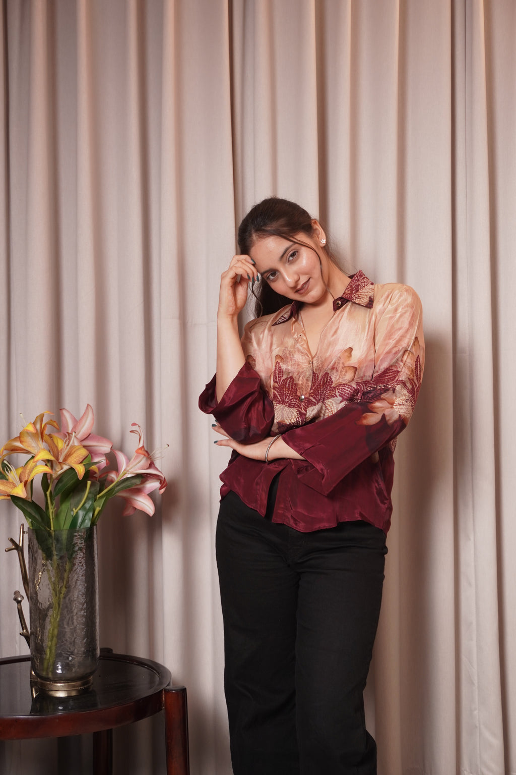 FIZA SHIRT - WINE