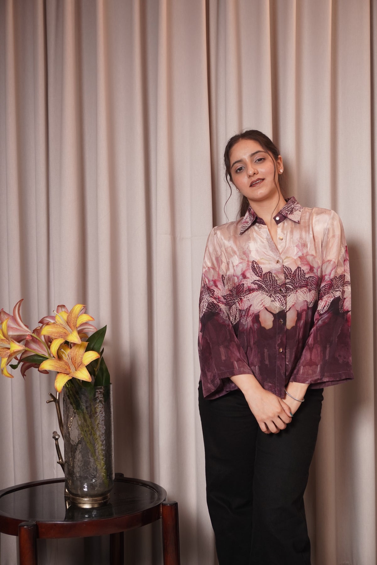 FIZA SHIRT - PLUM