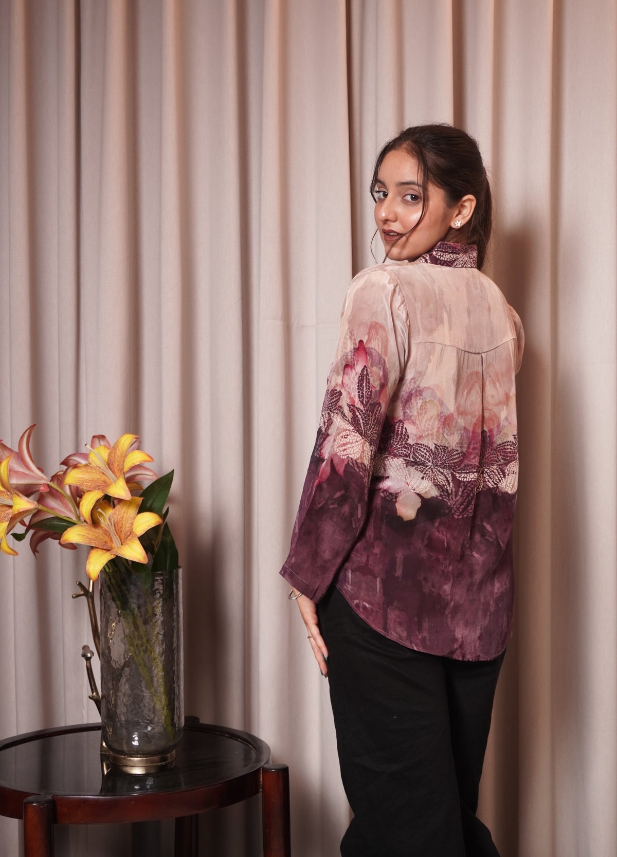 FIZA SHIRT - PLUM