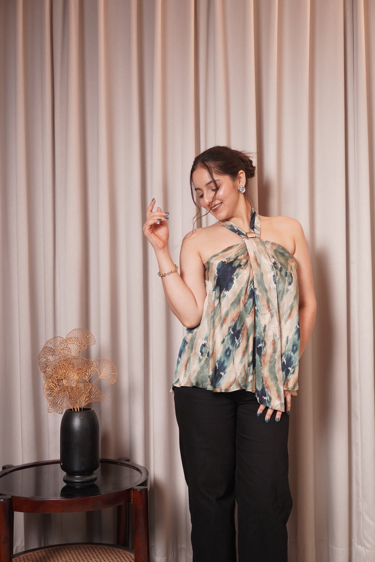 ZIYA TOP - TEAL