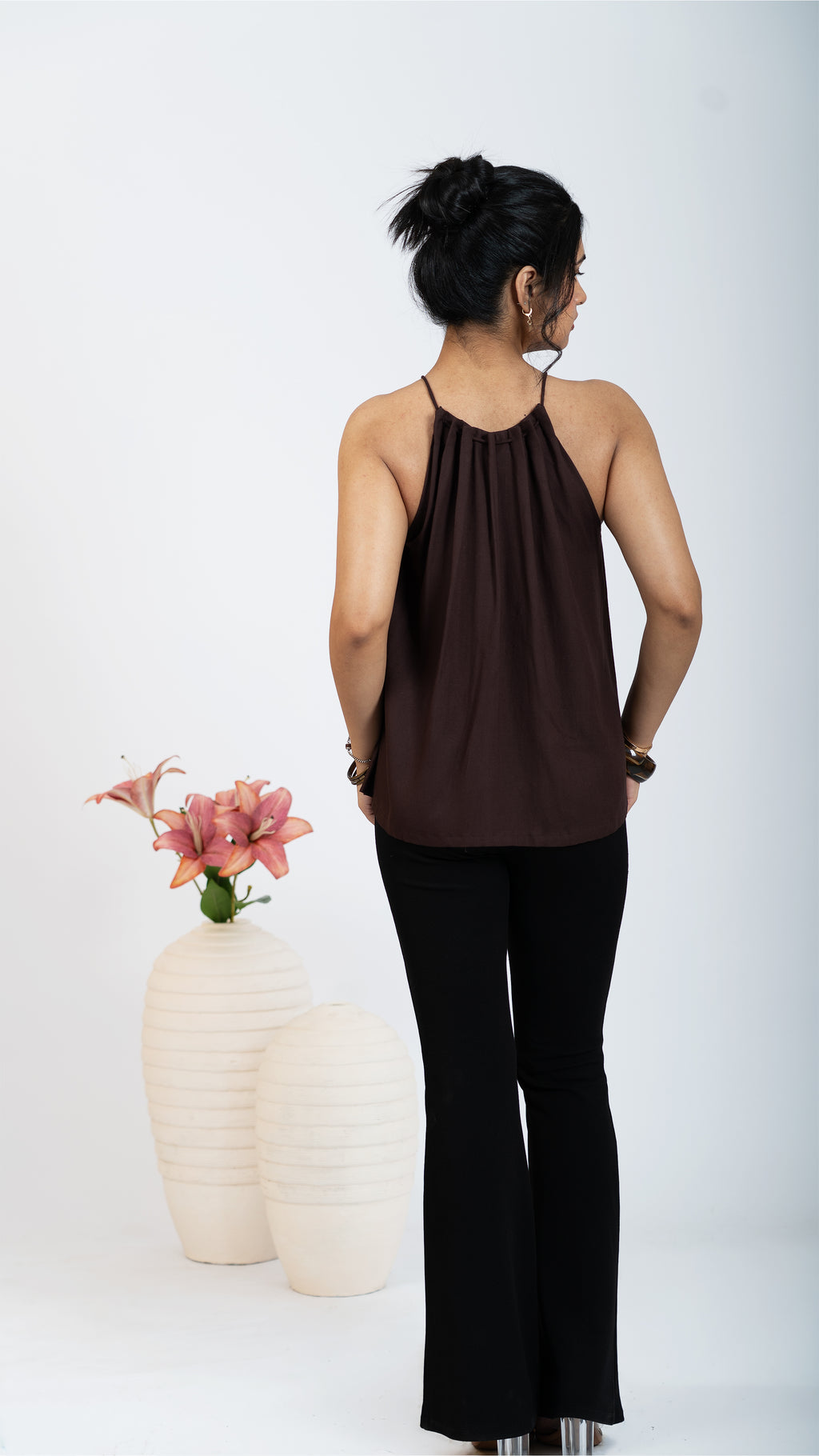 HUSH TOP- DEEP UMBER
