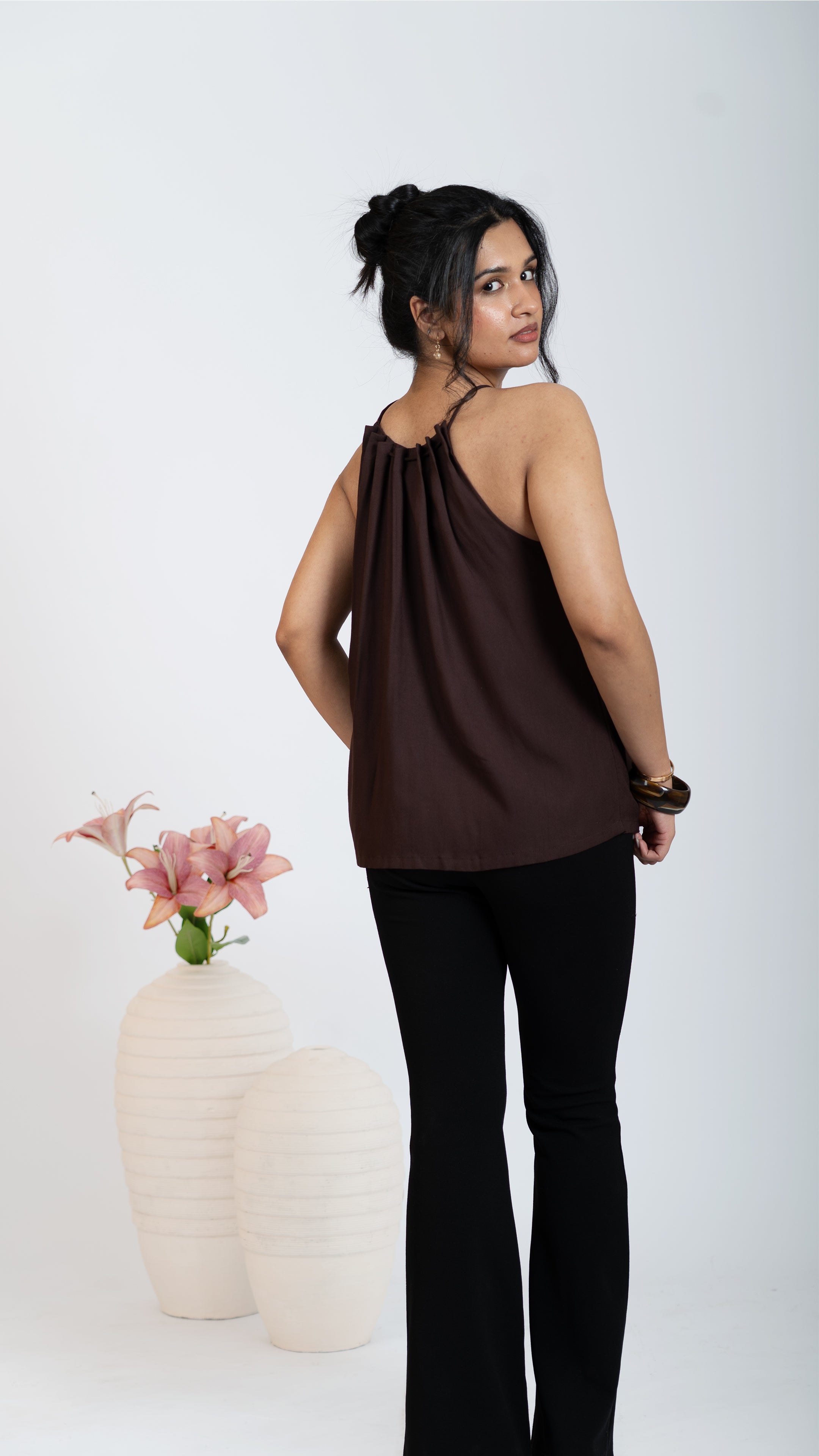 HUSH TOP- DEEP UMBER