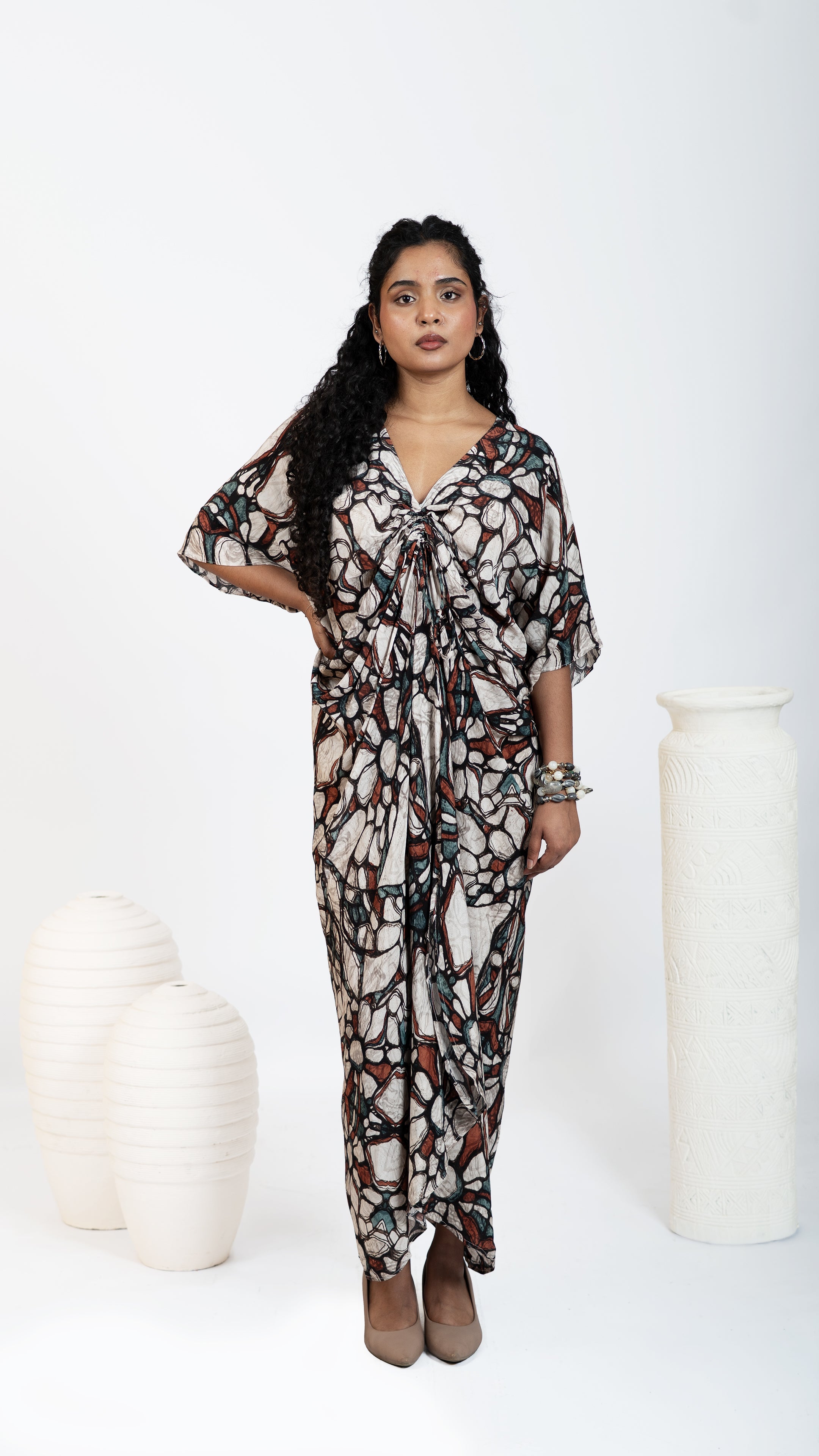 EVARA KAFTAN DRESS