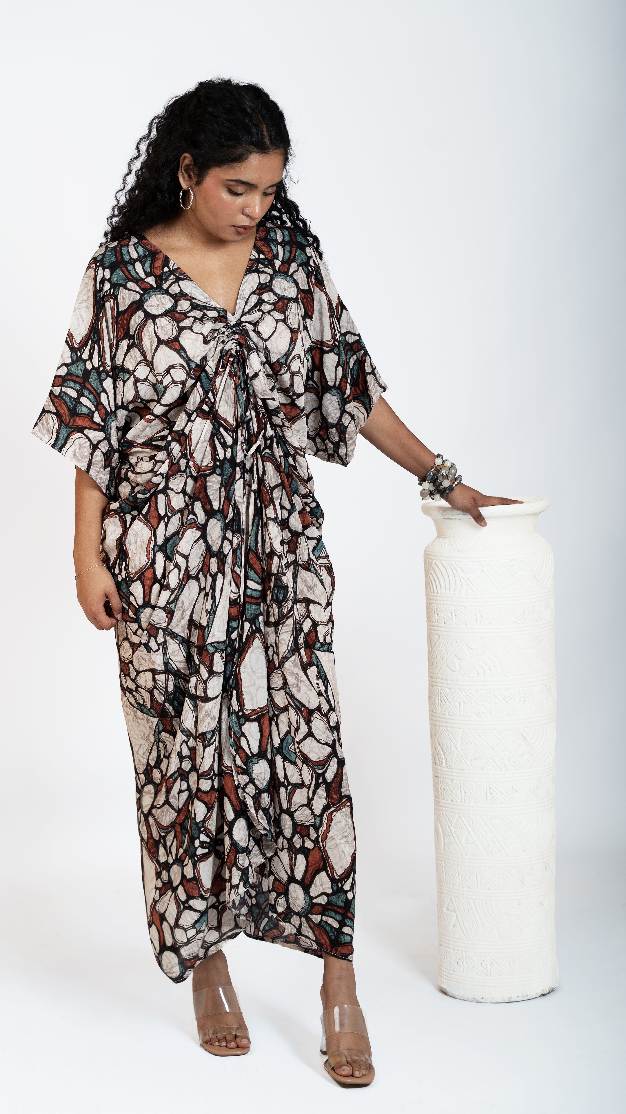 EVARA KAFTAN DRESS