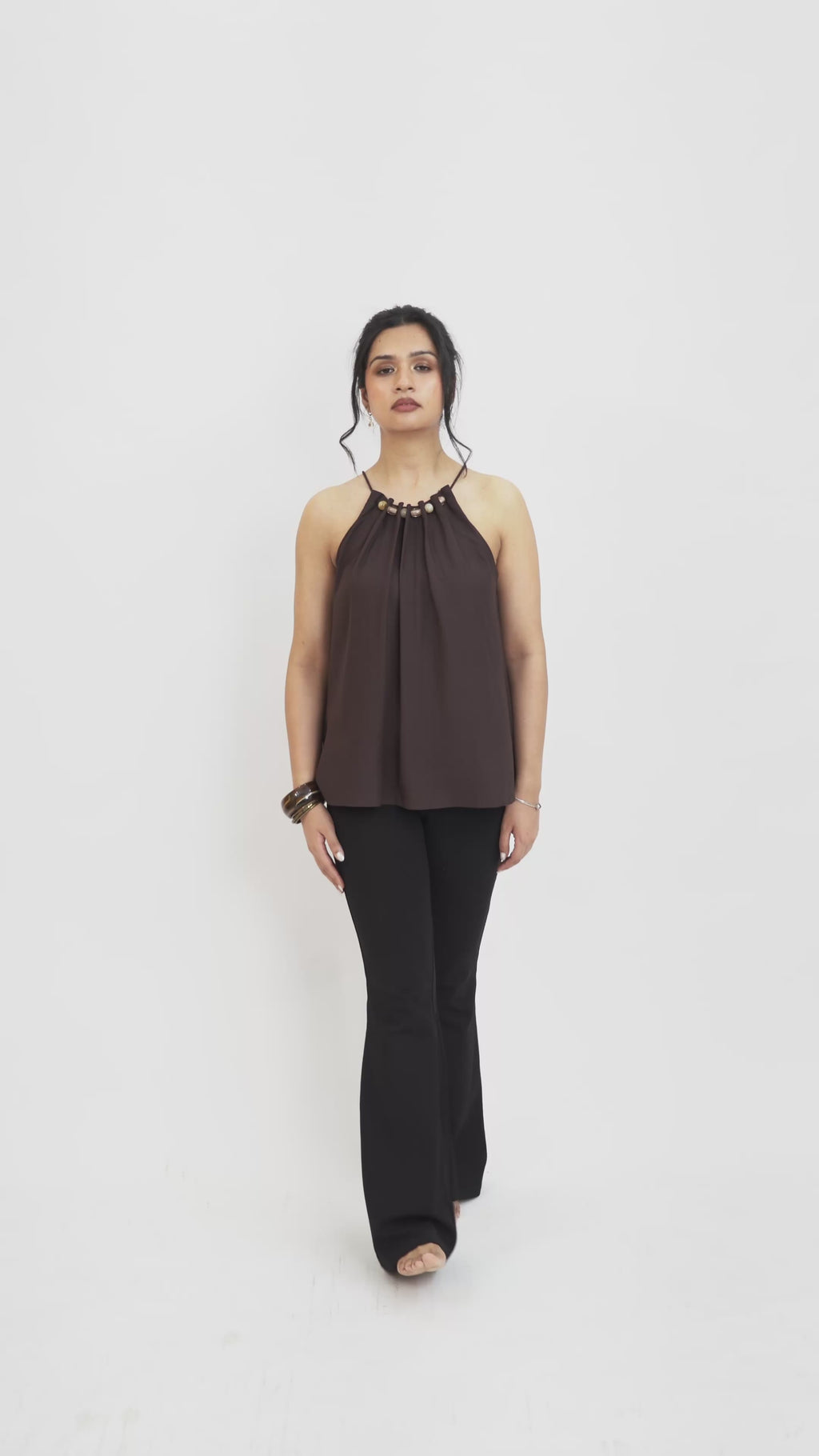 HUSH TOP- DEEP UMBER