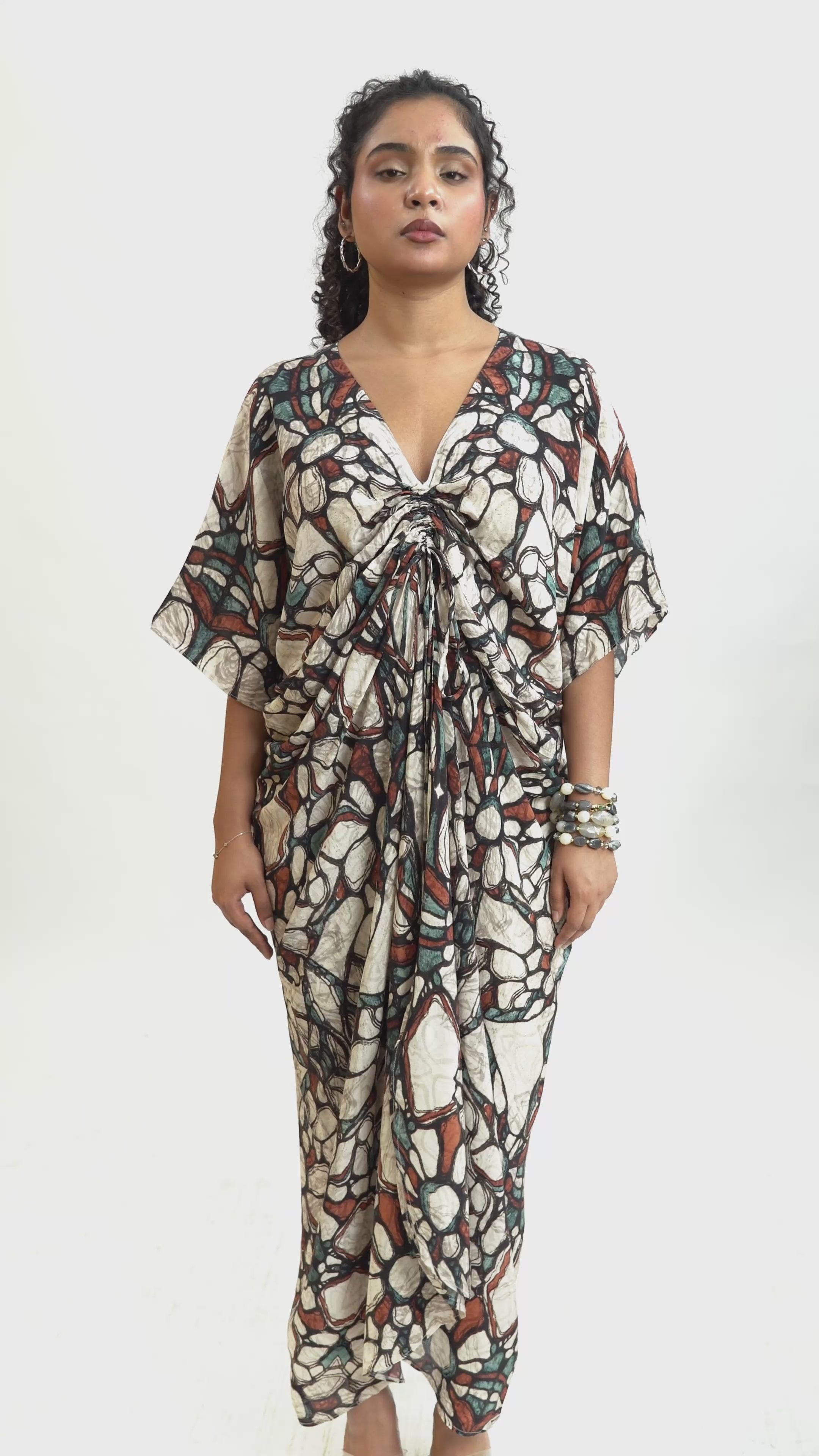 EVARA KAFTAN DRESS